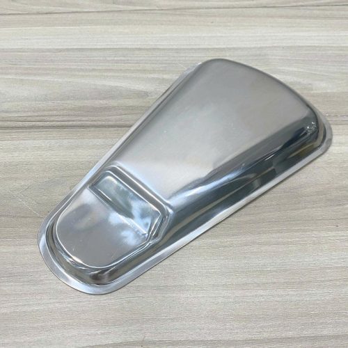 Khay inox hình quạt 123002 cao cấp cho nhà hàng, khách sạn