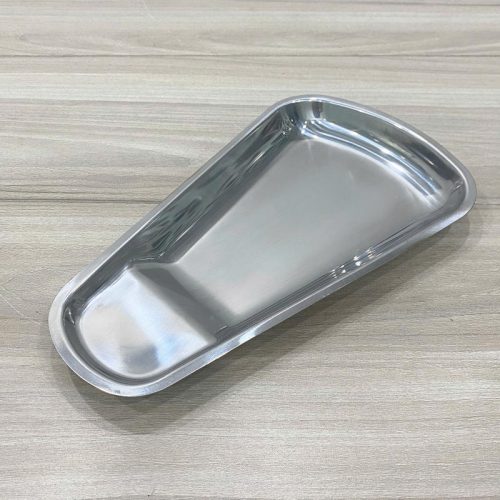 Khay inox hình quạt 123002 cao cấp cho nhà hàng, khách sạn