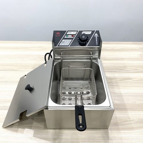 Bếp chiên nhúng điện đơn EF-8LTRS bằng inox, thiết kế bền đẹp