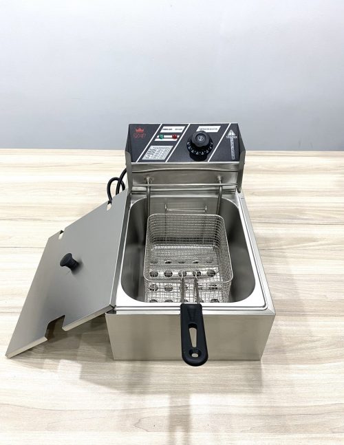 Bếp chiên nhúng điện đơn EF-8LTRS bằng inox, thiết kế bền đẹp