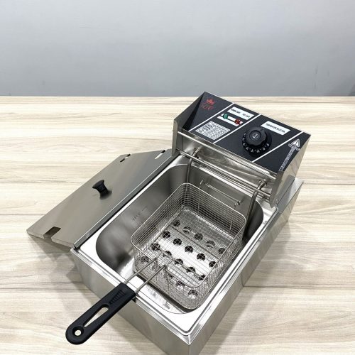 Bếp chiên nhúng điện đơn EF-8LTRS bằng inox, thiết kế bền đẹp