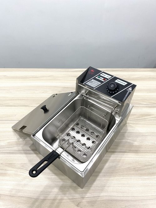 Bếp chiên nhúng điện đơn EF-8LTRS bằng inox, thiết kế bền đẹp