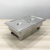 Nồi hâm buffet 2 ngăn nắp GN YD-7055-2GN
