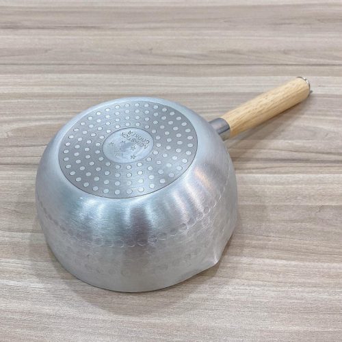 Quánh nhôm cán gỗ 2 đáy XPGFD18 (18cm)