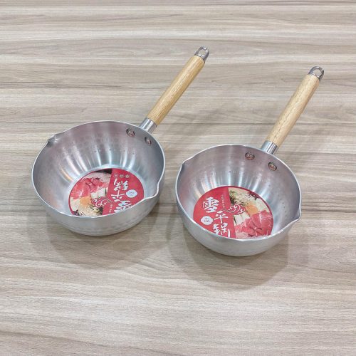 Quánh nhôm cán gỗ 2 đáy XPGFD18 (18cm)