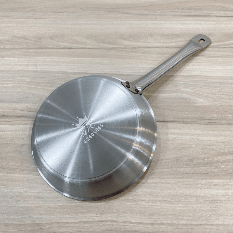 Chảo inox ( 2 đáy ) chống dính 101726 (φ300×H49x0.8mm) Chảo inox ( 2 đáy ) chống dính 101726 (φ300×H49x0.8mm)