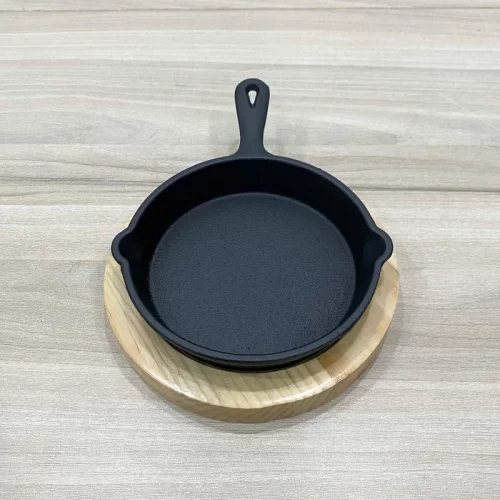 Chảo gang đúc Nhật SW6009-12.5 (kèm đế gỗ)