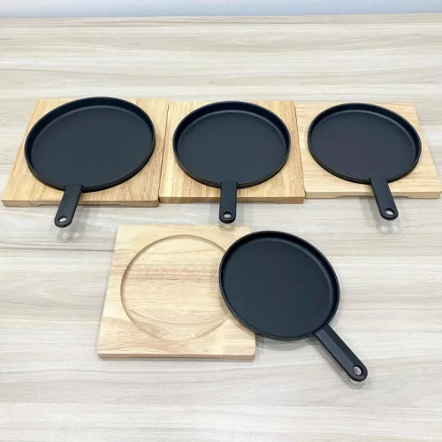 Chảo gang tròn 1 tay cầm 8015
