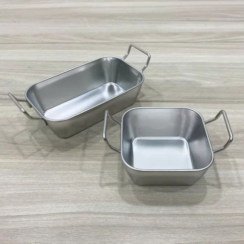 Khay inox 2 quai SL104 4