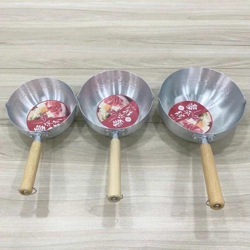 Quánh nhôm cán gỗ 2 đáy XPG16