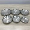 Đĩa inox 2 lớp 304 Song Quán, thiết kế sang trọng, inox cao cấp chống gỉ, giữ nóng tốt cho thực phẩm.