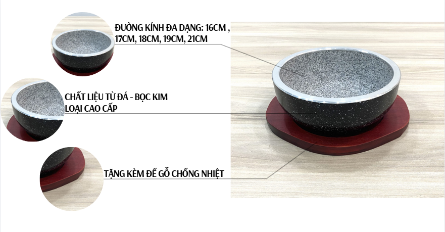 GIỮ NHIỆT CỰC LÂU, PHỤC VỤ CHUẨN CHUYÊN NGHIỆP: THỐ - BÁT - TÔ ĐÁ BỌC KIM LOẠI KHÔNG THỂ THIẾU CHO NHÀ HÀNG - QUÁN ĂN HIỆN ĐẠI 2 image 31