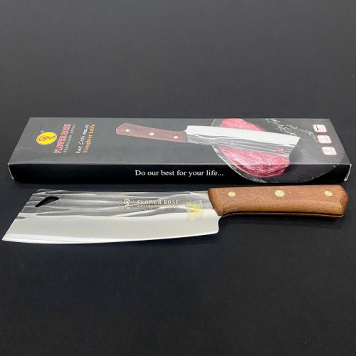 Dao bếp cán gỗ PRO52 sắc bén, lưỡi thép không gỉ, tay cầm gỗ cao cấp