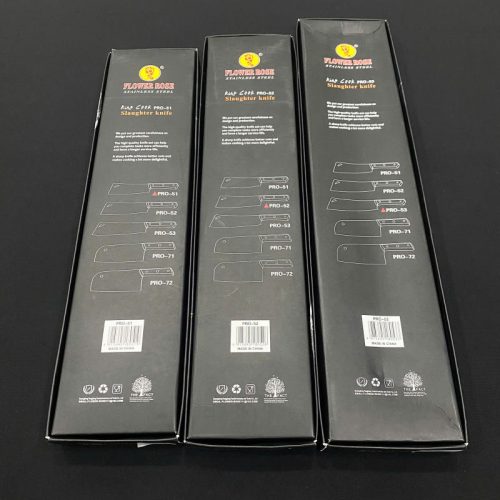 Dao bếp cán gỗ PRO53 sắc bén, lưỡi thép không gỉ, tay cầm gỗ cao cấp