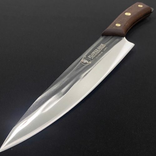 Dao có vân khía đen cán gỗ PRO-65 – lưỡi thép sắc bén, cán gỗ chắc tay dùng cho bếp chuyên nghiệp