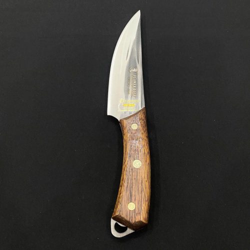 Dao có vân khía đen cán gỗ PRO-66 – lưỡi thép không gỉ, bền sắc và sang trọng cho bếp nhà hàng