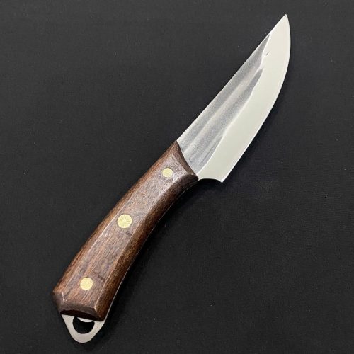 Dao có vân khía đen cán gỗ PRO-66 – lưỡi thép không gỉ, bền sắc và sang trọng cho bếp nhà hàng
