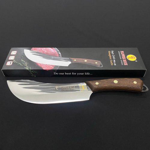Dao có vân khía đen cán gỗ PRO-68 – lưỡi sắc bén, bền bỉ và sang trọng
