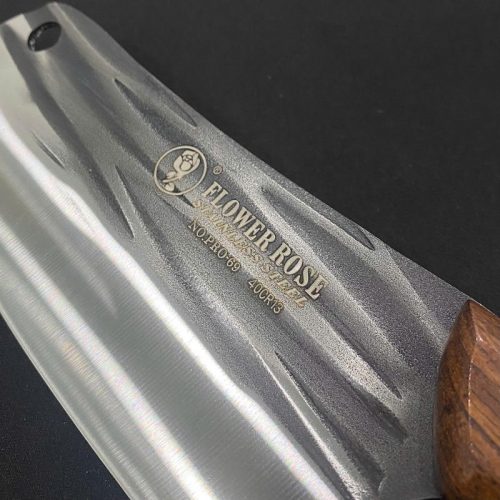 Dao có vân khía đen cán gỗ PRO-69 – lưỡi thép không gỉ sắc bén, thiết kế sang trọng