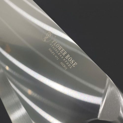 Dao thái inox PT-971 lưỡi mảnh, sắc bén, làm từ inox cao cấp – phù hợp cho thao tác cắt thái tinh tế trong bếp chuyên nghiệp.