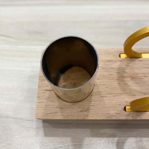 Giá treo khăn giấy TTH04-2 hình mây có ống cắm kim loại