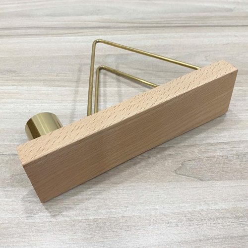 Giá treo khăn giấy tam giác TTH02 có ống cắm kim loại