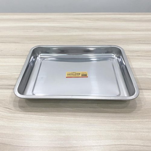Khay inox chữ nhật RISFP45355 Song Quán