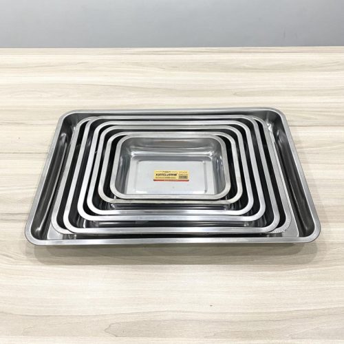 Khay inox chữ nhật RISFP50355 Song Quán