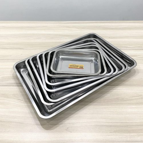 Khay inox chữ nhật RISFP50355 Song Quán