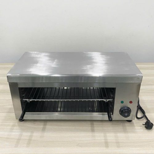 Lò nướng salamander AT-936 bằng inox kèm vỉ nướng và phụ kiện đi kèm.