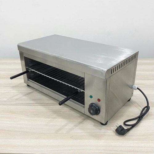 Lò nướng salamander AT-936 bằng inox kèm vỉ nướng và phụ kiện đi kèm.