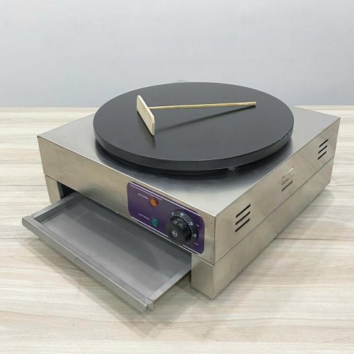 Máy nướng bánh crepe ECM-1V dùng điện, mặt gang tròn chống dính, thiết kế bền đẹp – Song Quán