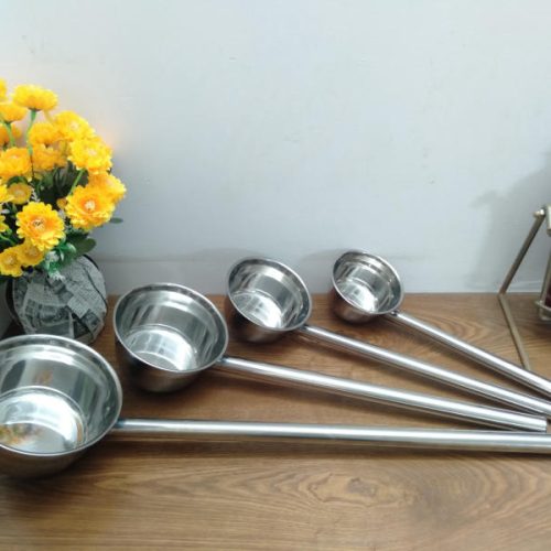 Gáo inox cán dài 124635