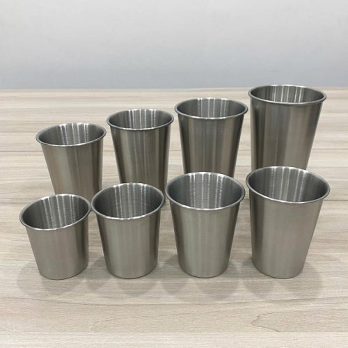 Ly 1 lớp inox 304 cuốn miệng cao cấp DCB200