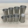 Ly 1 lớp inox 304 cuốn miệng cao cấp DCB700