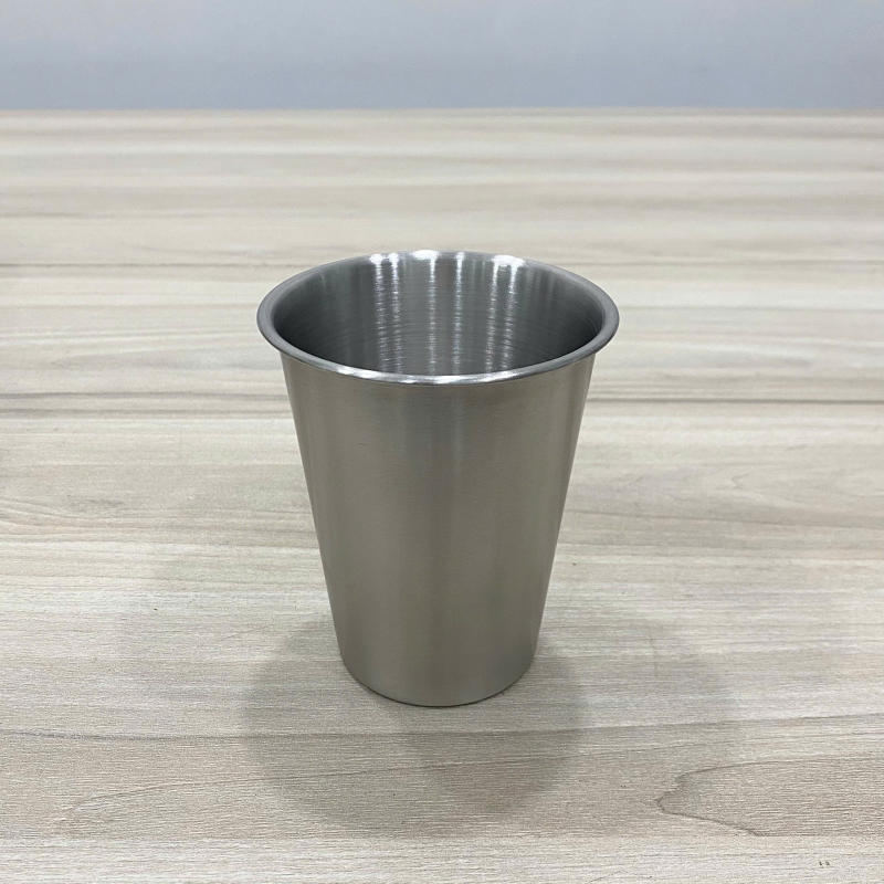 Ly 1 lớp inox 304 cuốn miệng cao cấp DCB300 Ly 1 lớp inox 304 cuốn miệng cao cấp DCB300