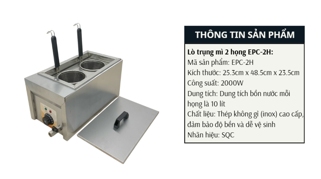 LÒ TRỤNG MÌ 2 HỌNG EPC-2H TẠI SONG QUÁN – THIẾT BỊ LUỘC MÌ, CHẦN TOPPING HIỆU QUẢ CHO QUÁN PHỞ & QUÁN MÌ 3 image 60