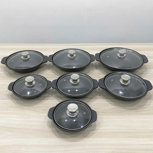 Thố gang nắp kính 2053