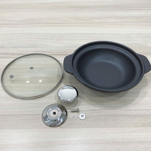 Thố gang nắp kính 2868