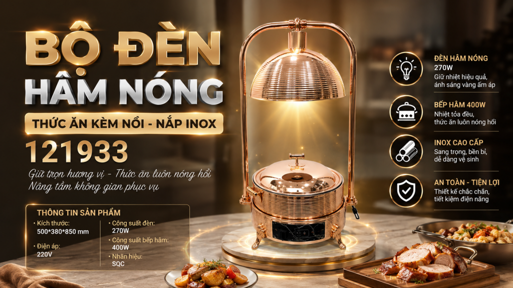 SONG QUÁN BẬT MÍ GIẢI PHÁP GIỮ MÓN ĂN LUÔN NÓNG VỚI BỘ ĐÈN HÂM NÓNG THỨC ĂN 3 image 62