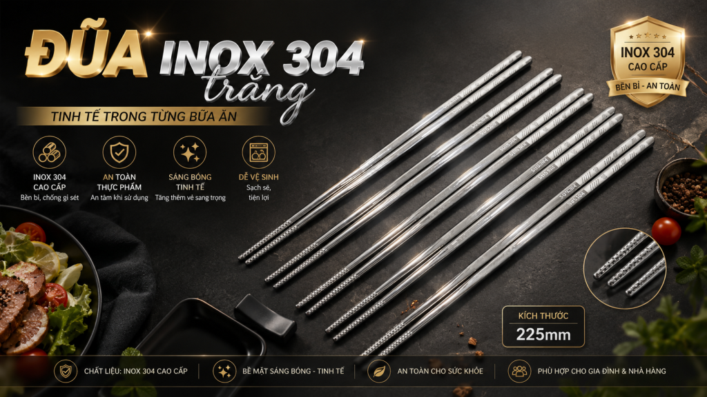 ĐŨA INOX 304 TRẮNG ĐẾN TỪ SONG QUÁN CÓ BỀN HƠN SO VỚI ĐŨA THÔNG THƯỜNG 6 image 40