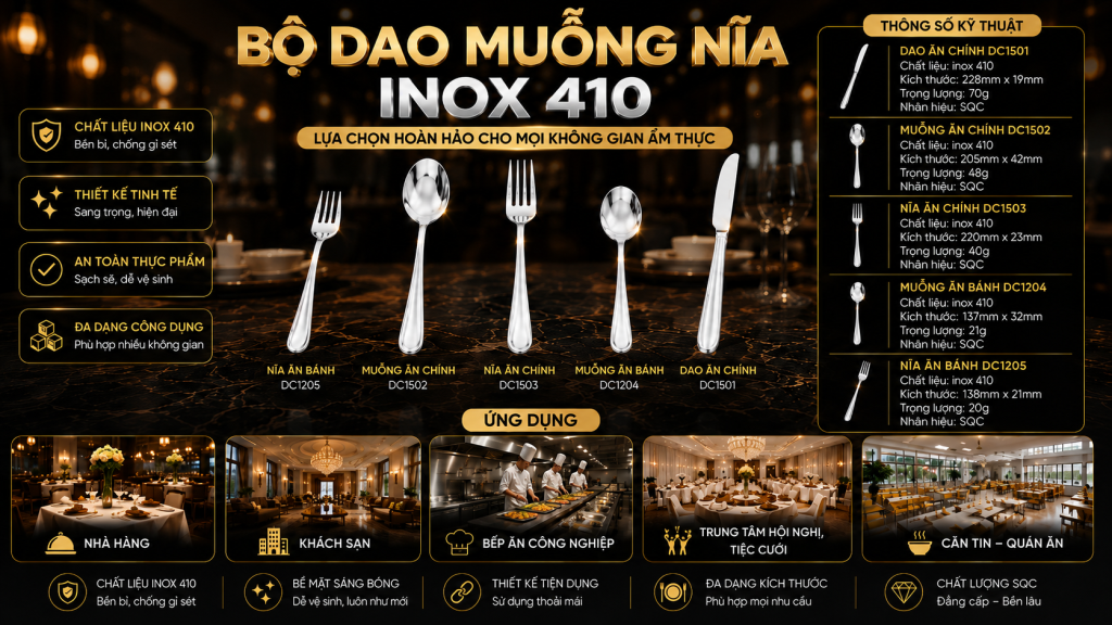 SONG QUÁN MÁCH BẠN CÁCH LỰA CHỌN TRỌN BỘ DAO MUỖNG NĨA INOX CHO BÀN ĂN CHUYÊN NGHIỆP 11 image 6
